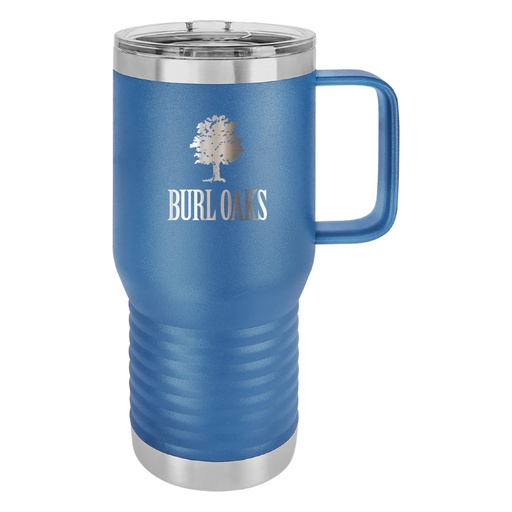 20 OZ. ROYAL BLUE POLAR CAMEL STAINLESS TRAVEL MUG WITH SLIDER LID